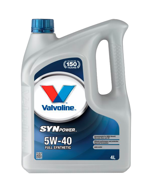 Моторное масло Valvoline SynPower 5w40, 4л, 