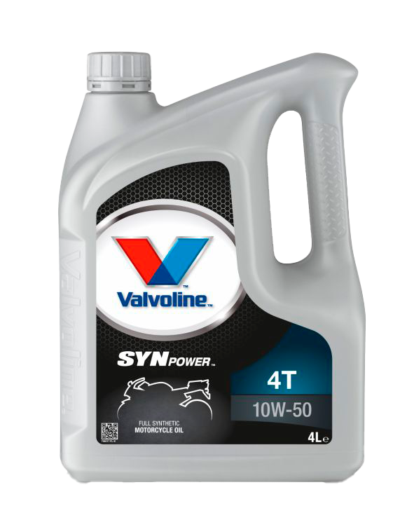 Моторное масло Valvoline SynPower 4T 10w50, 4л, 