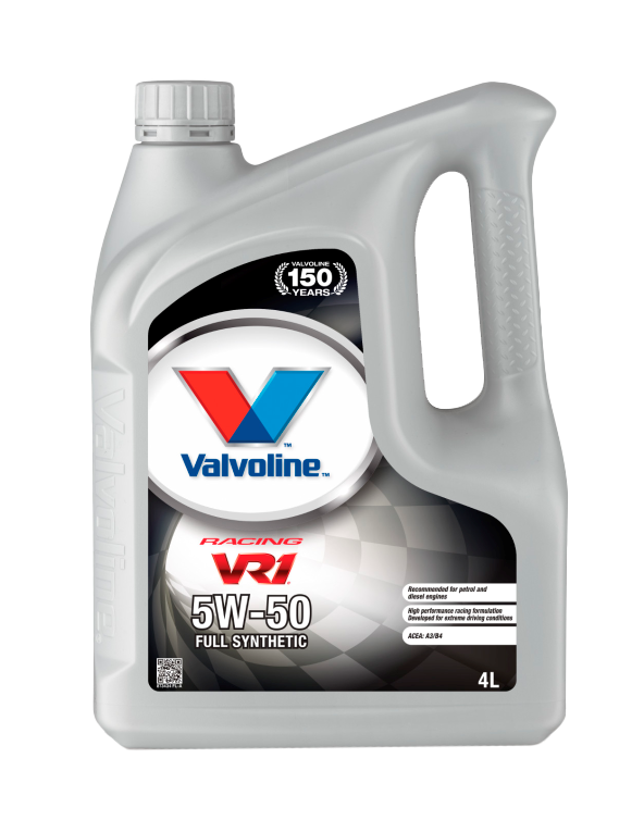 Моторное масло Valvoline VR1 Racing 5w50, 4л, 