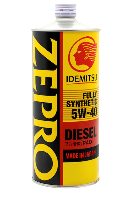 Моторное масло IDEMITSU ZEPRO FULLY SYNTHETIC CF 5W-40, 1л