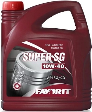 Моторное масло Favorit Super SG 10W40 / 54759 (4л)