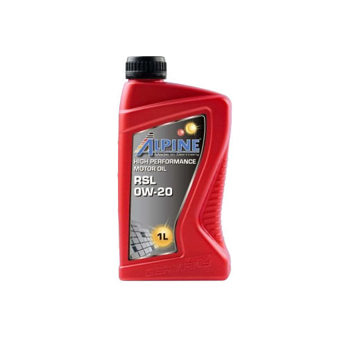 Моторное масло Alpine RSL 0W-20, 1л