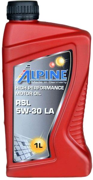 Моторное масло Alpine RSL 5W-30LA, 1л