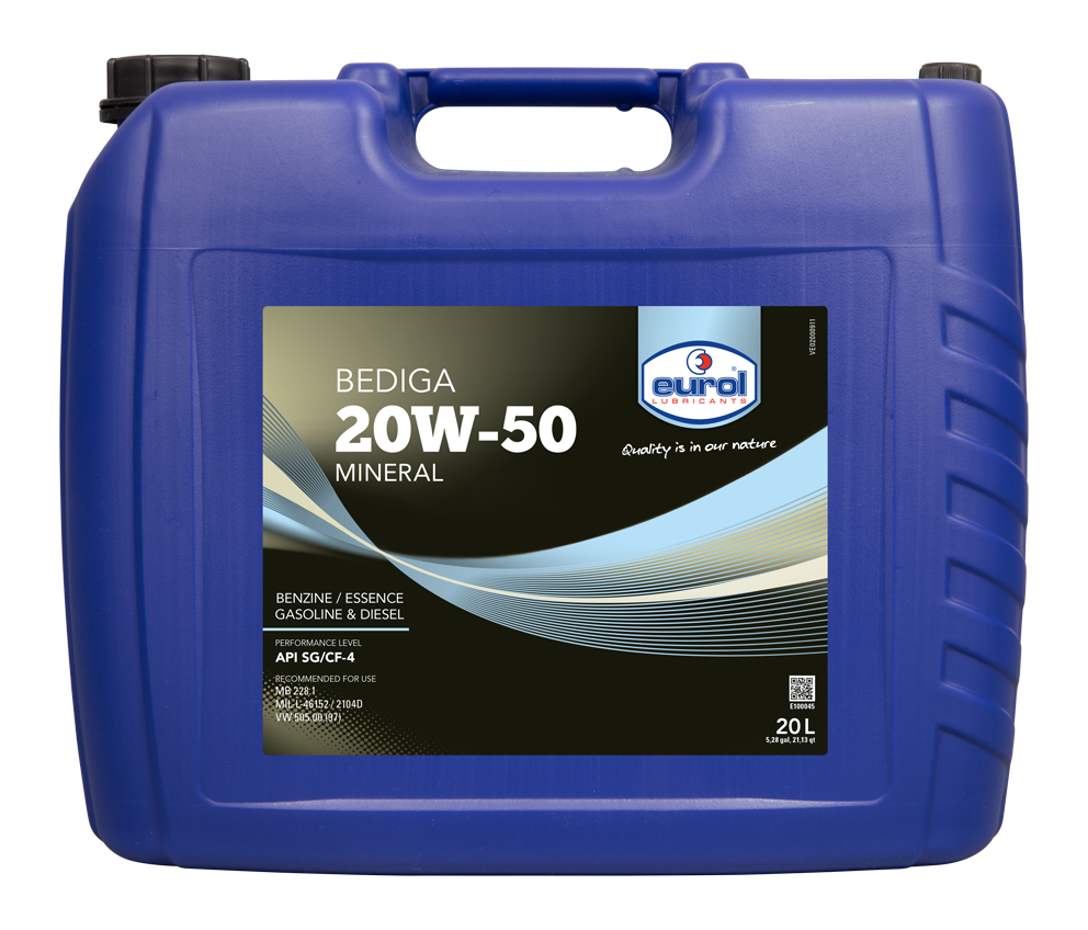 Моторное масло Eurol Bediga 20W-50, 20л