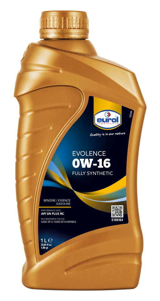 Моторное масло Eurol Evolence 0W-16, 1л