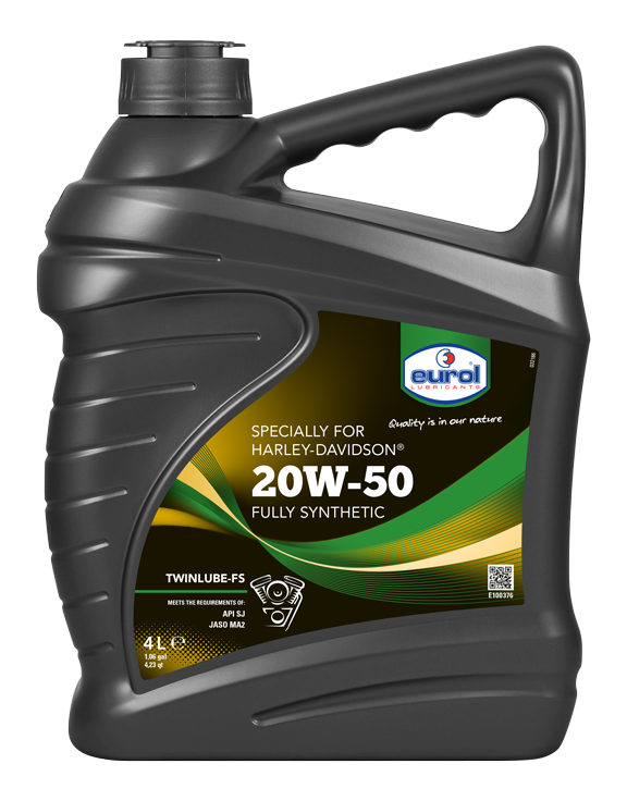 Моторное масло Eurol Harley Twinlube-FS 20W50, 4л