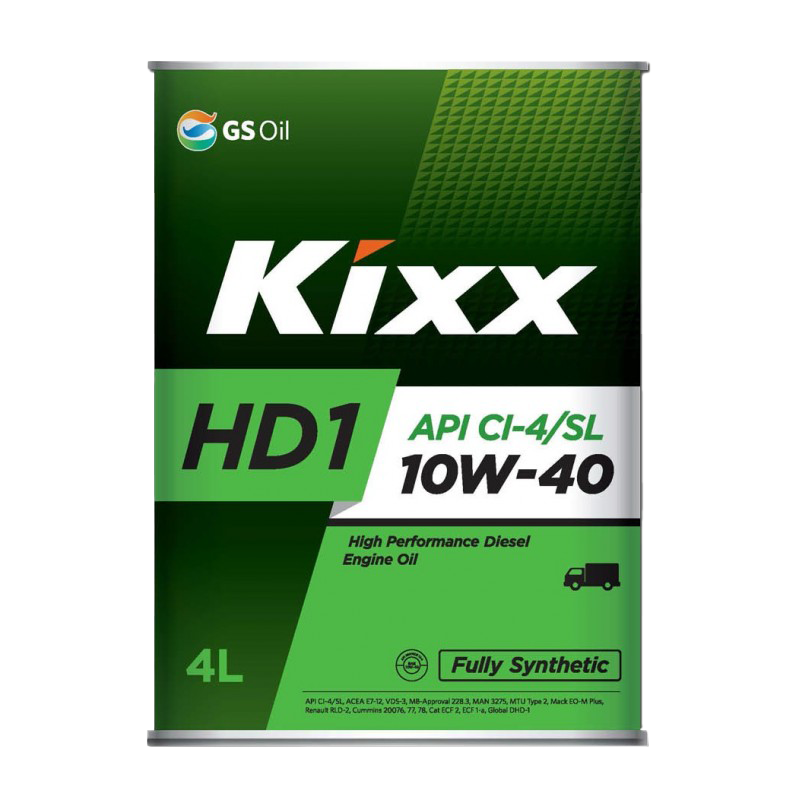 Моторное масло KIXX HD1 10W40, 4л