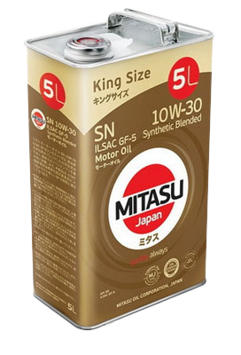 Моторное масло MITASU GOLD SN 10W-30, 5л