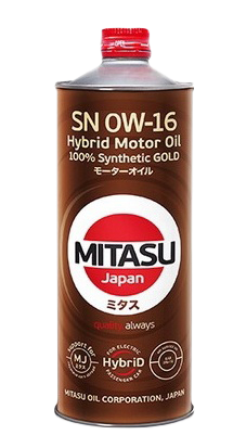 Моторное масло MITASU GOLD HYBRID SN 0W-16, 1л