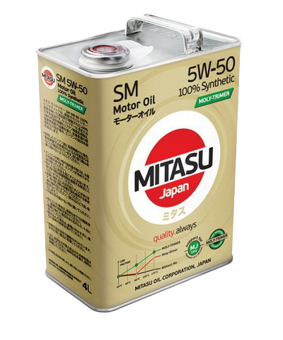 Моторное масло MITASU MOLY-TRiMER SM 5W-50, 4л