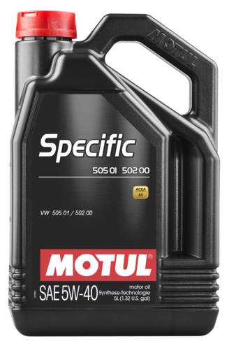 Моторное масло Motul SPECIFIC 505.01 - 502.00 5W-40, 5л