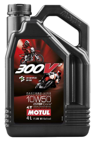 Моторное масло Motul 300V² 4T FACTORY LINE 10W50, 4л