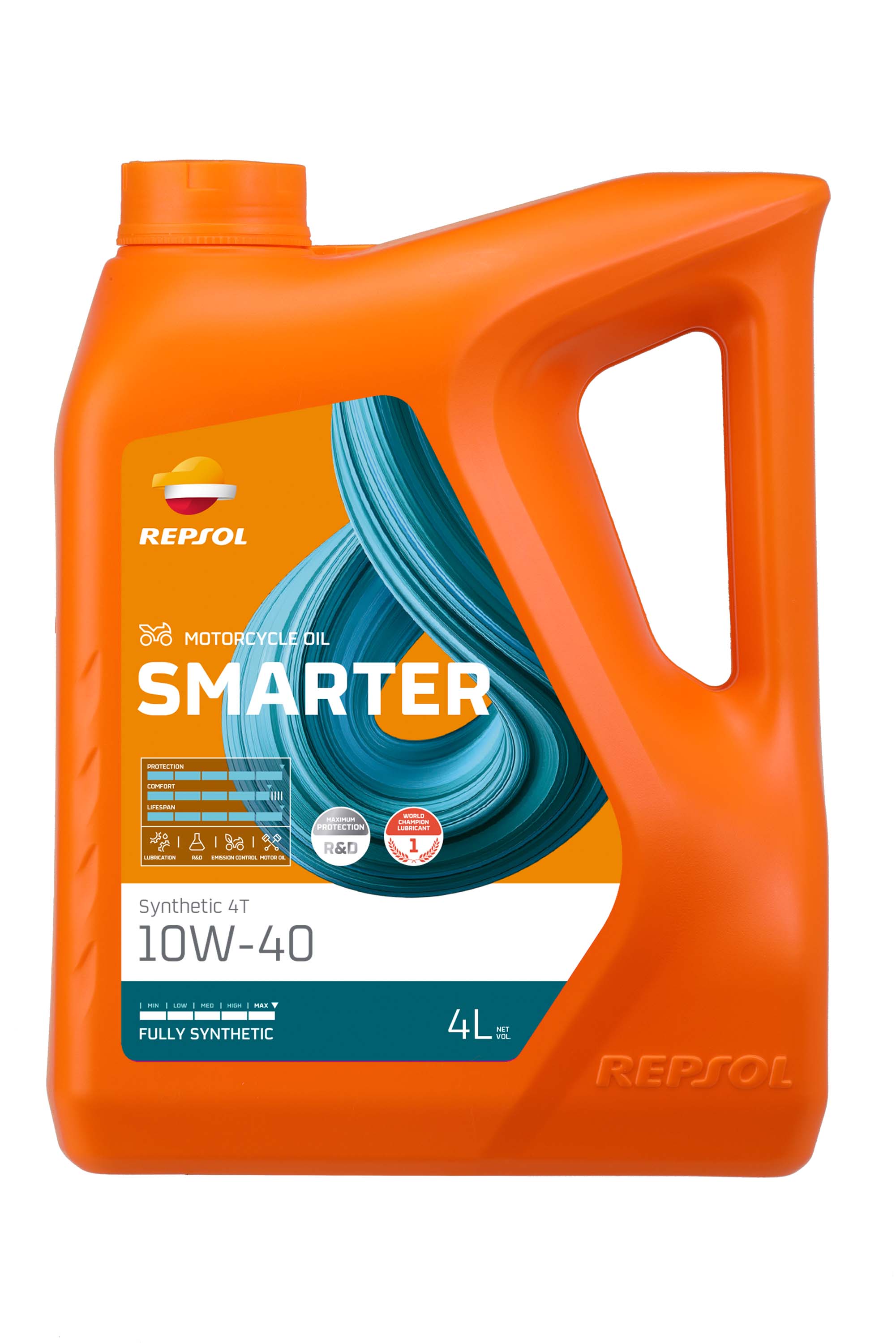 Моторное масло Repsol SMARTER SYNTHETIC 4T 10W40, 4л