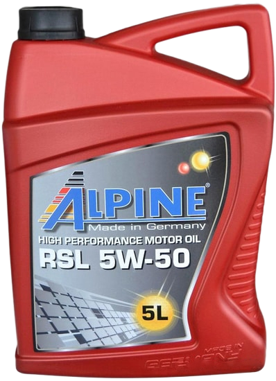 Моторное масло Alpine RSL 5W-40, 5л