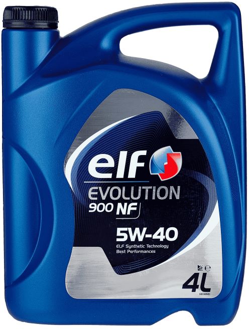 Моторное масло ELF EVOL 900 NF 5W40, 4л