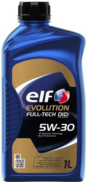 Моторное масло ELF EVOL. FULLTECH DID 5W30,  1л