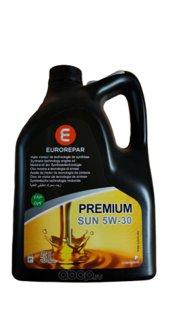 Масло моторное EUROREPAR PREMIUM SUN 5W-30 C2, 5л