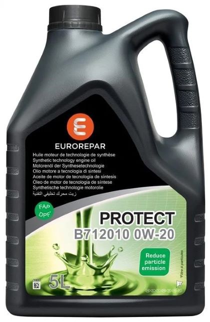 Масло моторное EUROREPAR PROTECT B712010 0W-20, 5л