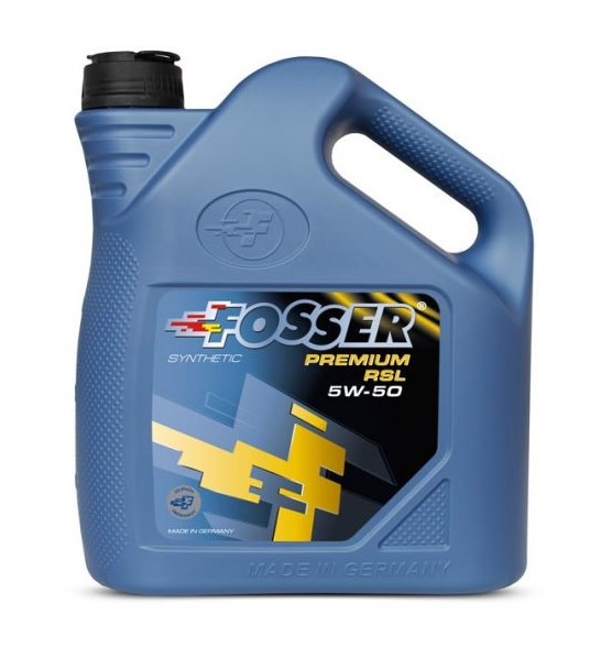 Моторное масло FOSSER Premium RSL 5W-50, 4л