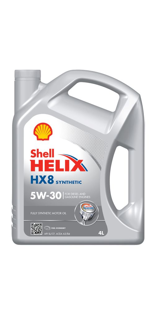Моторное масло SHELL HELIX HX8 5W-30 4л
