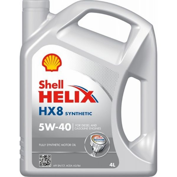 Моторное масло SHELL HELIX HX8 5W-40 4л