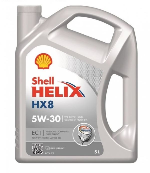 Моторное масло SHELL HELIX HX8 ECT 5W-30 5л