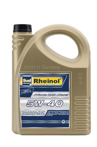 Масло моторное Swd Rheinol Primus DXM 5W40 4л